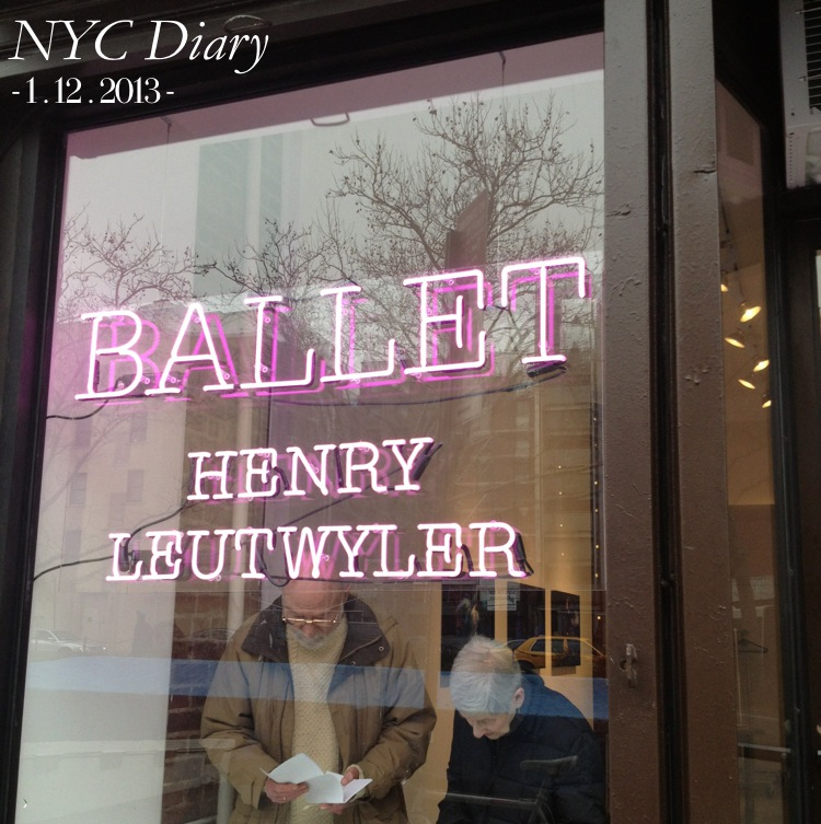 NYC Diary Ballet Exhibit