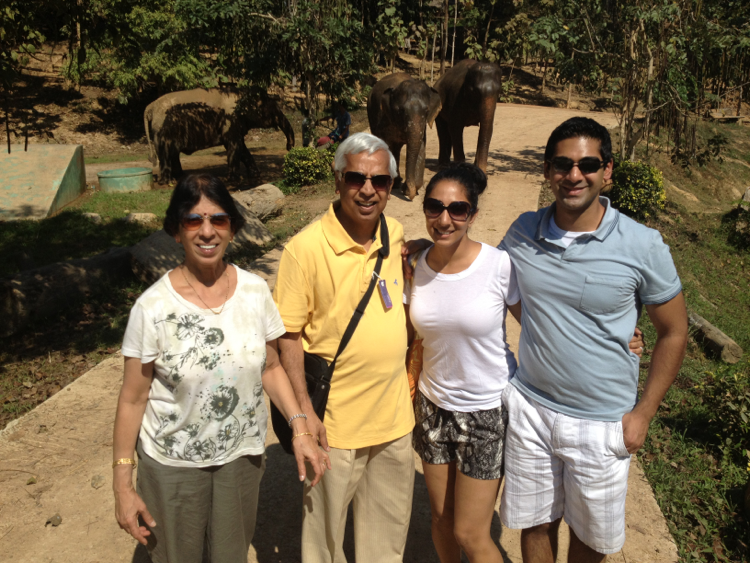 boon lott elephant sanctuary family picture