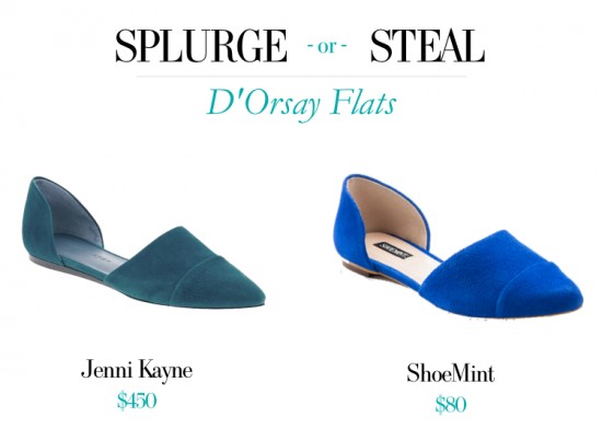 Splurge or Steal D'Orsay Flats