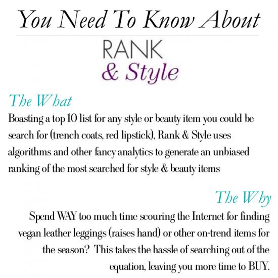 You Need To Know About Rank and Style