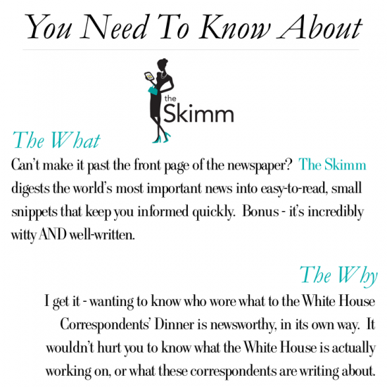 You Need To Know About The Skimm