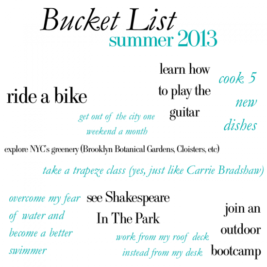 summer-bucket-list-2013