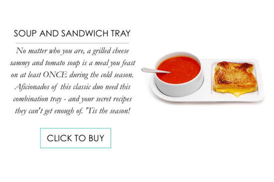 Soup and Sandwich Tray