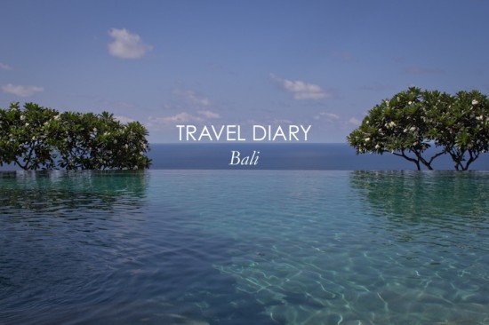 travel diary bali