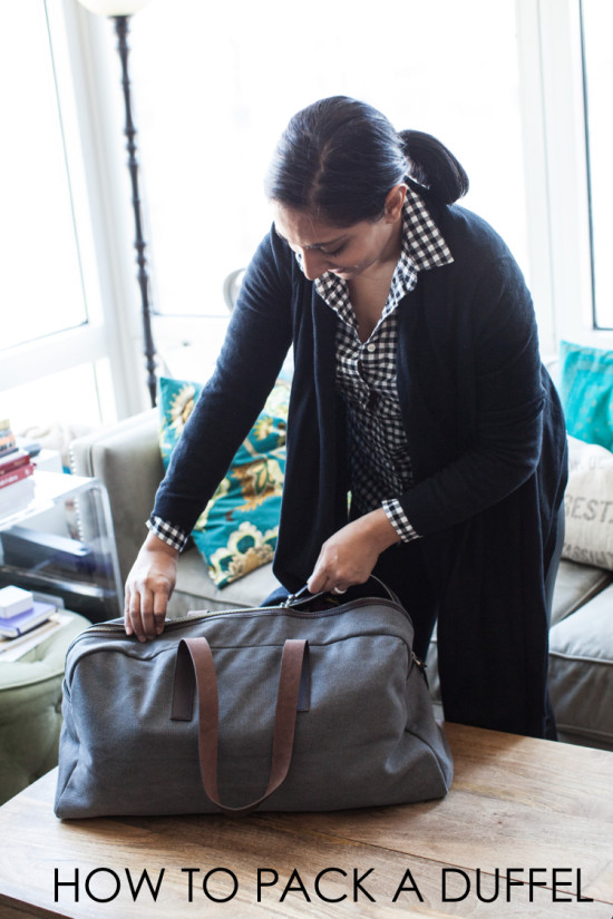 how to pack a duffel