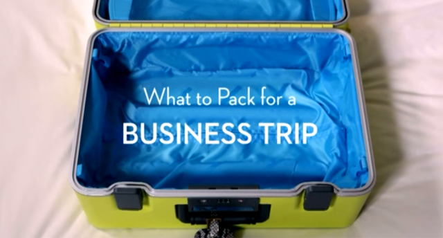 What To Pack For A Business Trip