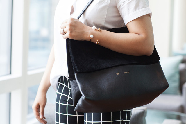 Black Celine All Soft Tote