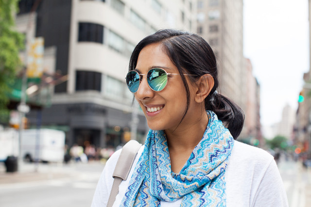 Madewell sunglasses Missoni scarf