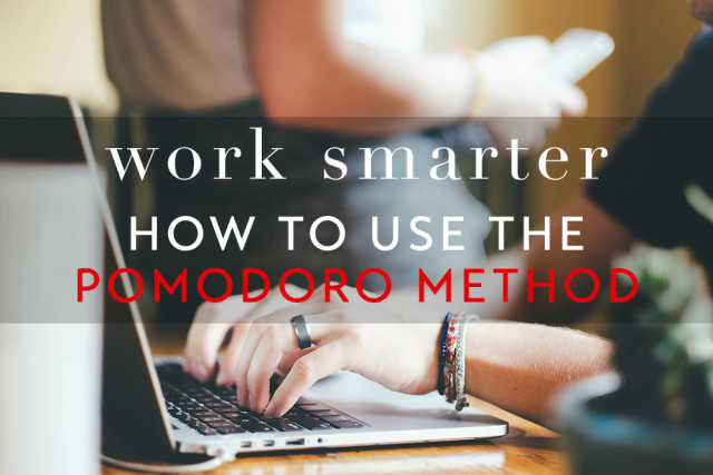 How To Use The Pomodoro Method