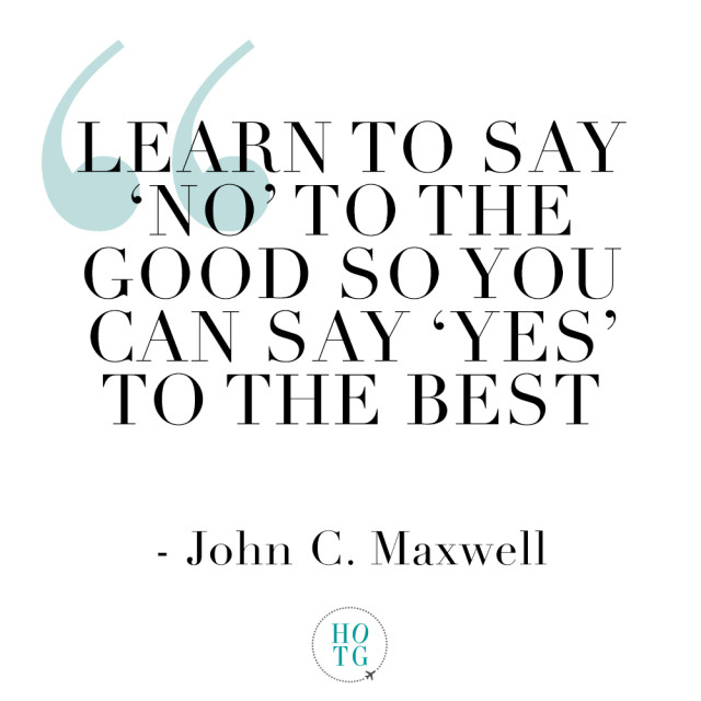 John C. Maxwell on Saying No