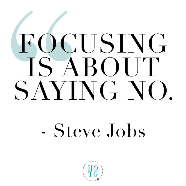 Steve Jobs on Saying No