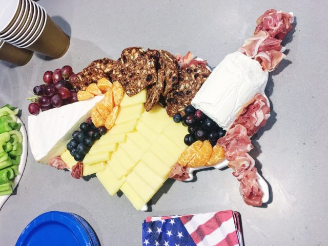 USA Cheese Plate