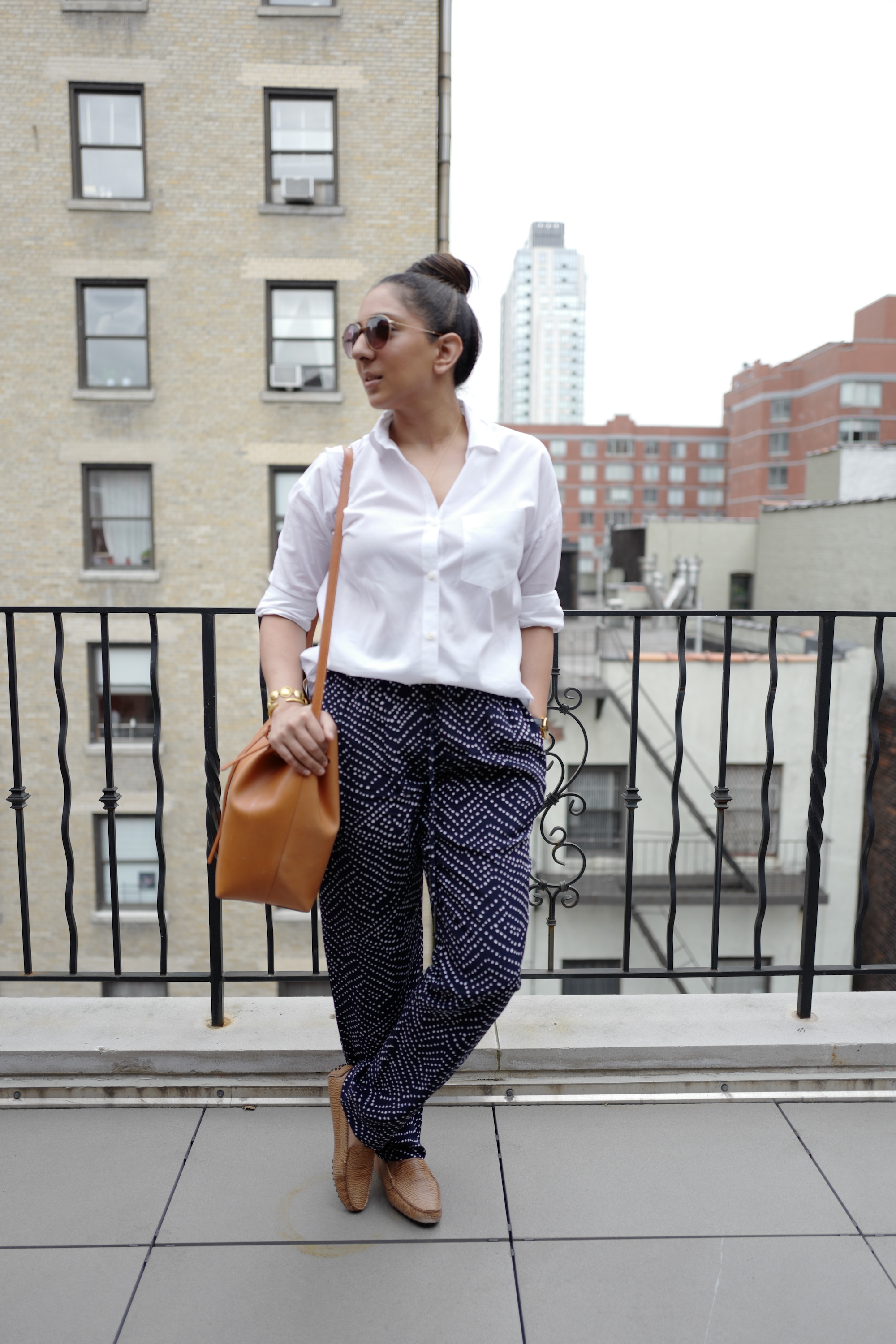 How To Wear Patterned Silk Pants For The Office