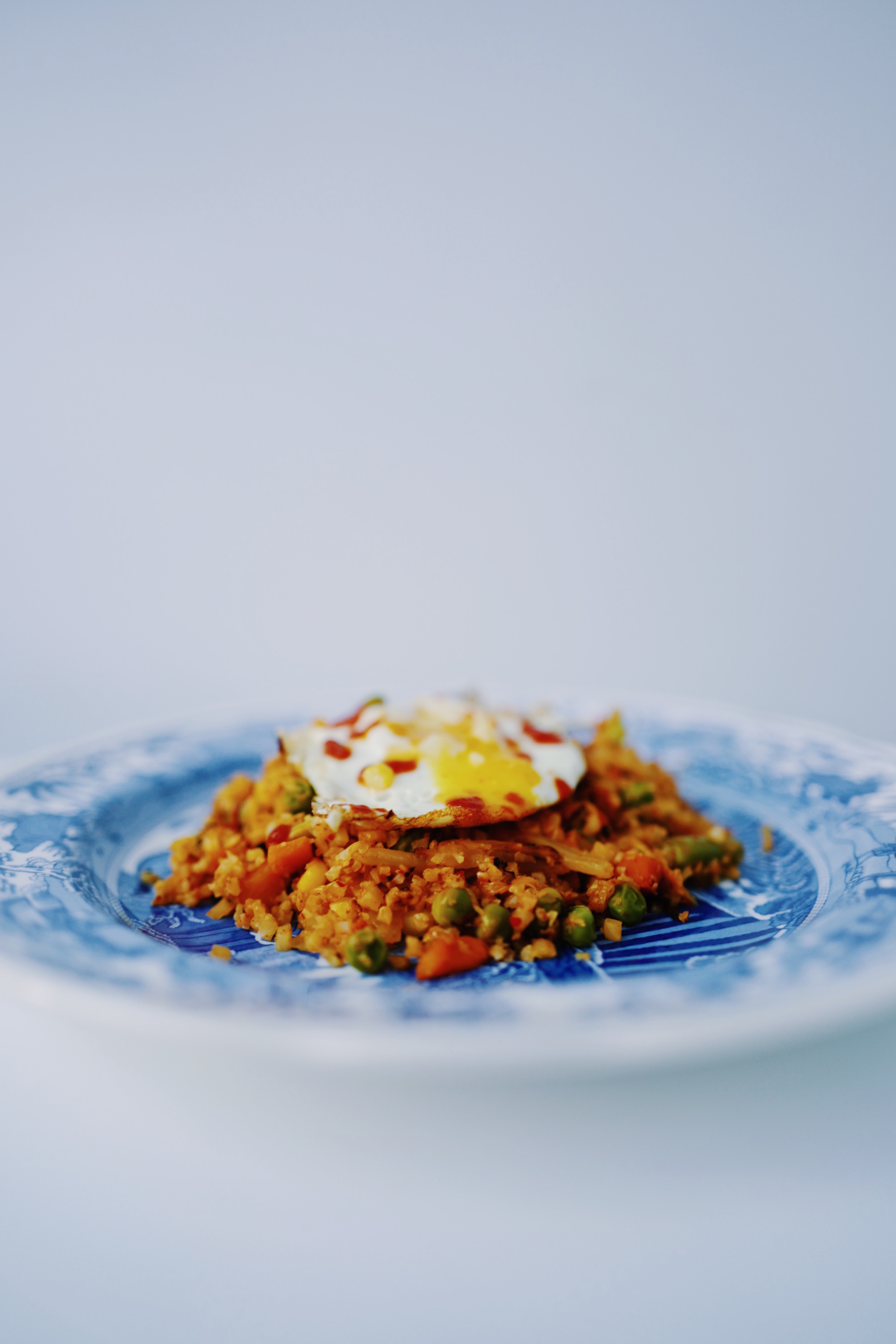 5 Ingredient Kimchi Cauliflower Fried Rice