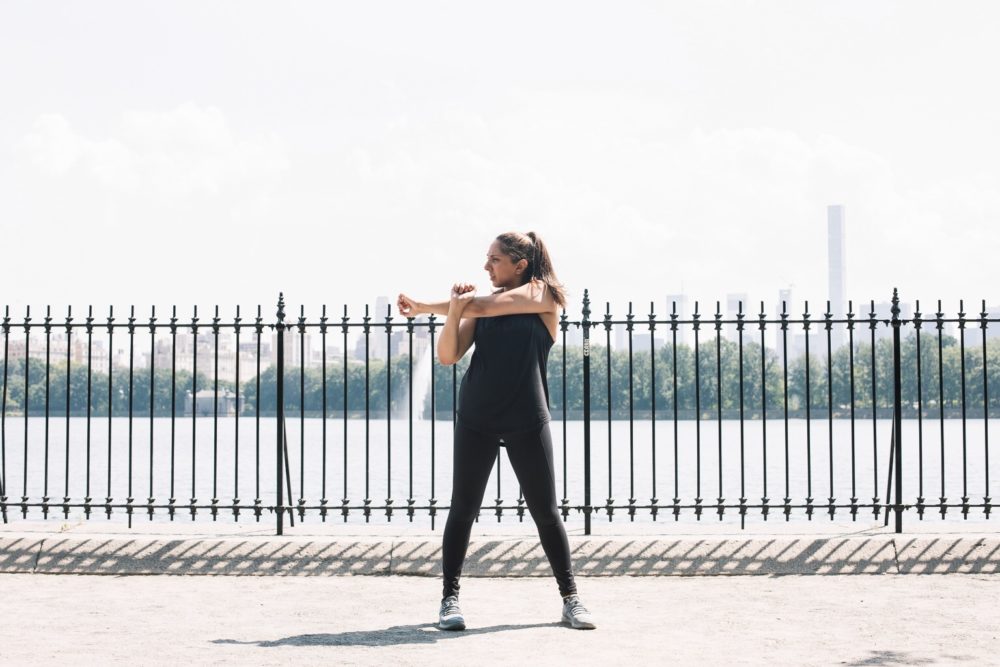 All Black Workout Outfit from Finish Line