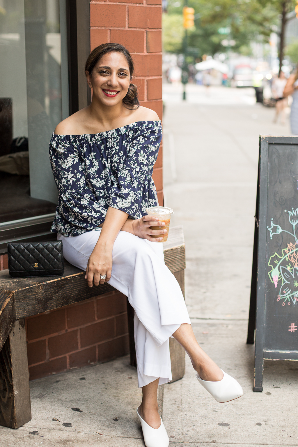 Likely Top - Old Navy Pants - Zara Mules