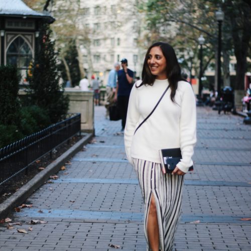 Fisherman's Sweater and Maxi Skirt